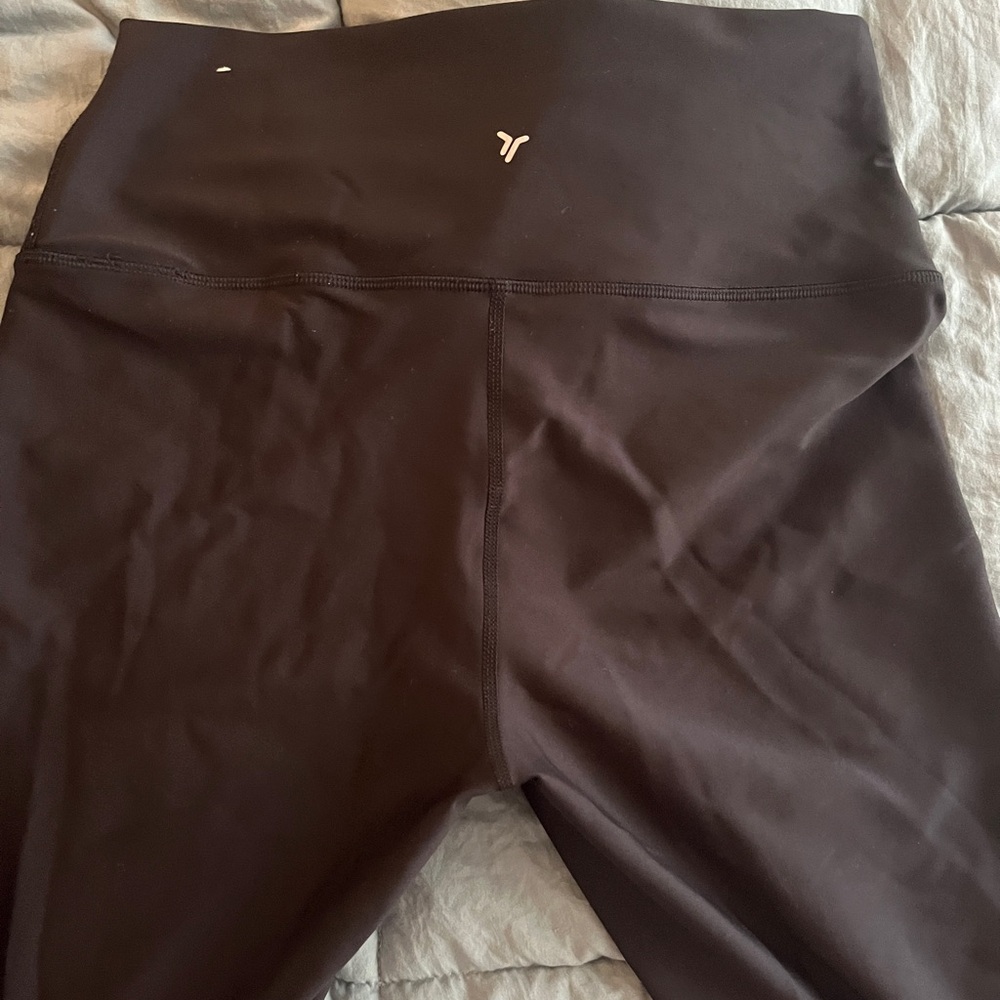 Black old navy leggings high rise size M